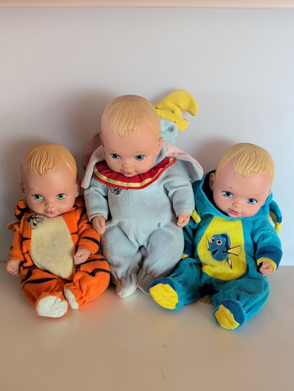 VTG. 3 Toys Babies Water Dolls. Featuring Disney Characters Costumes. - Picture 3 of 16